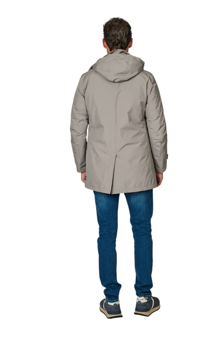 Herno Hombres parka hombre gris