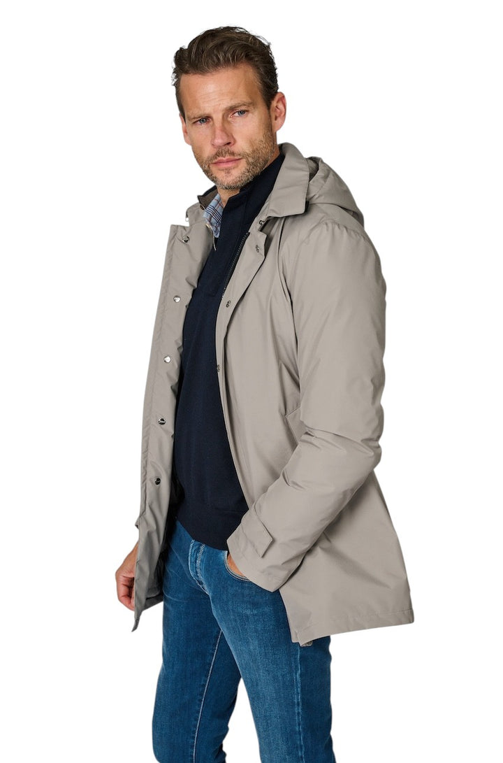 Herno Hombres parka hombre gris