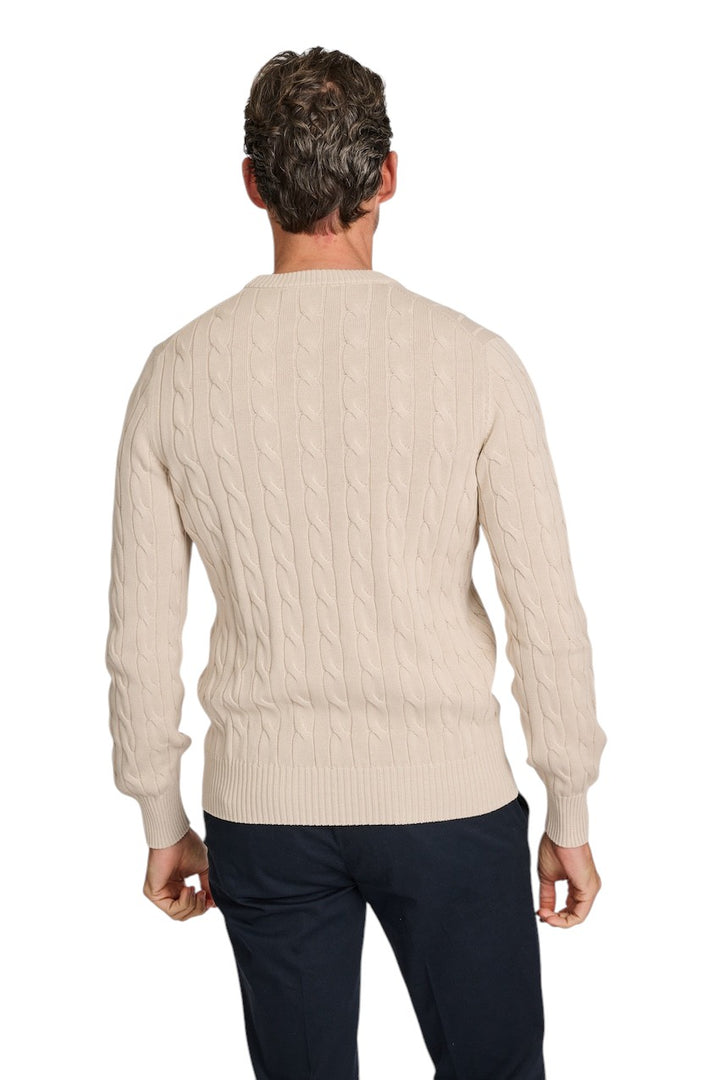 Gran Sasso Men pull trui heren zand 23155/18173/012