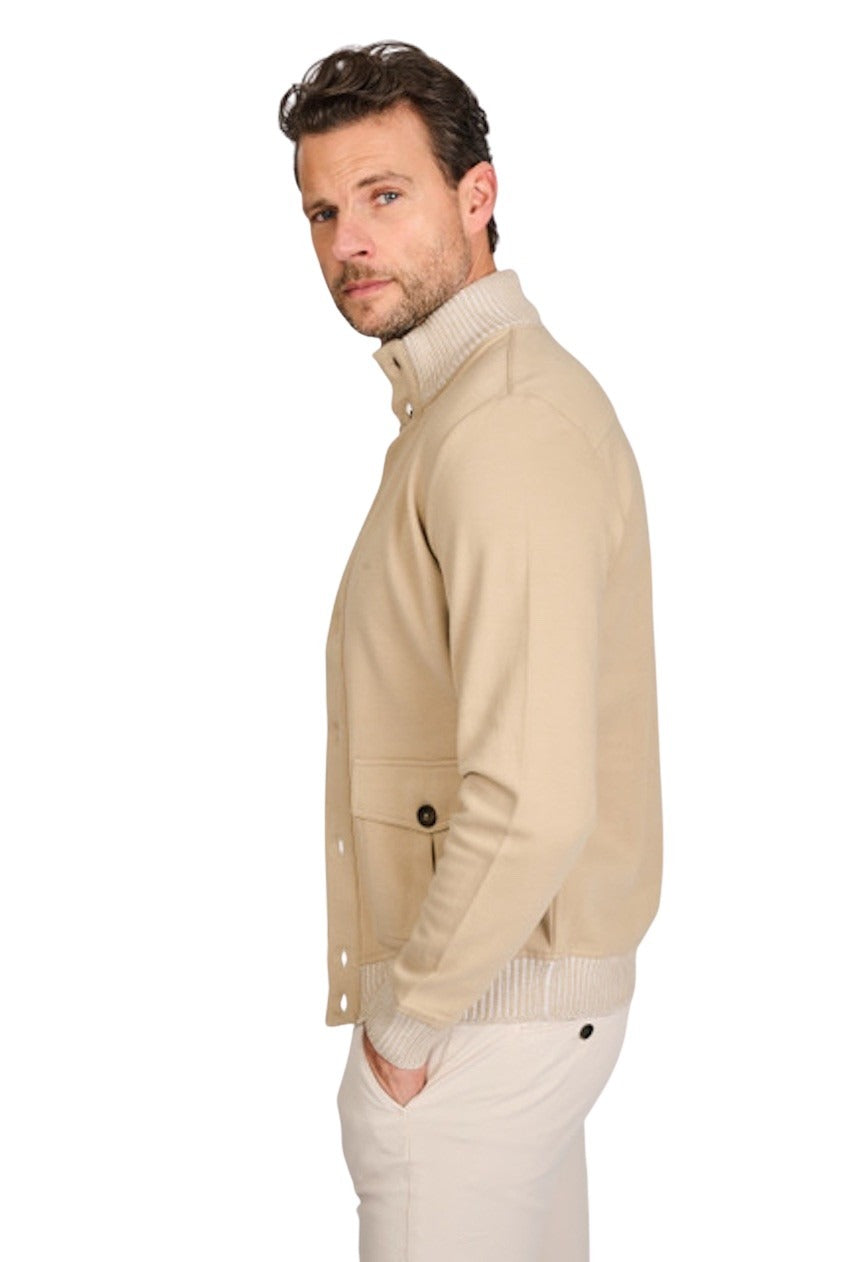 Gran Sasso Men gilet heren beige 78152/76008/110