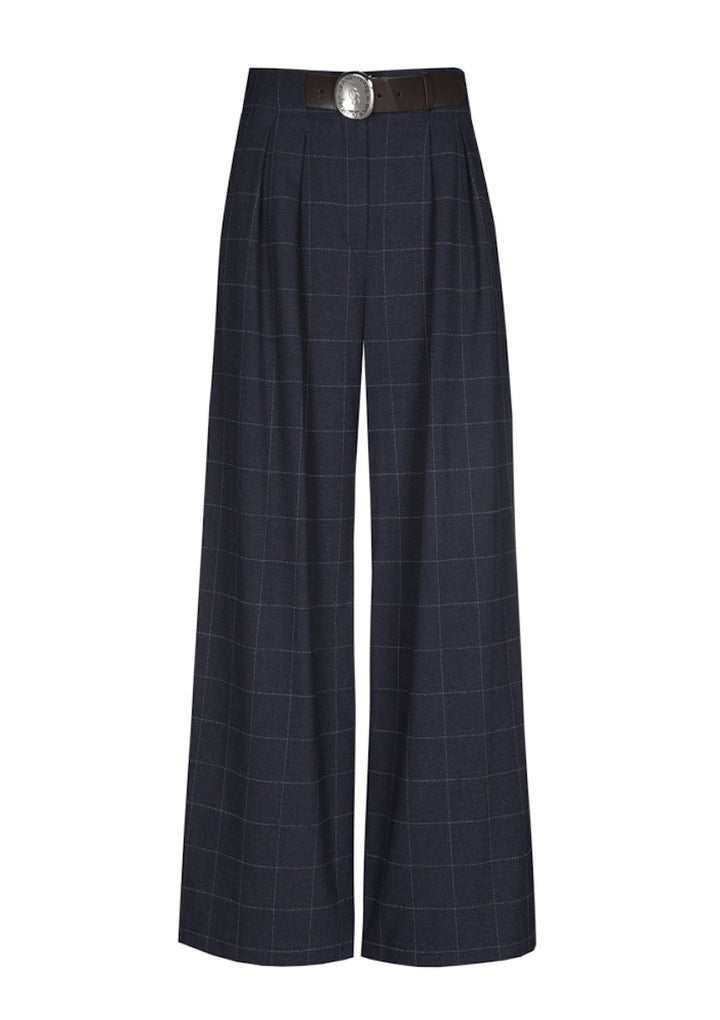 Caroline Biss broek dames blauw 4590/21