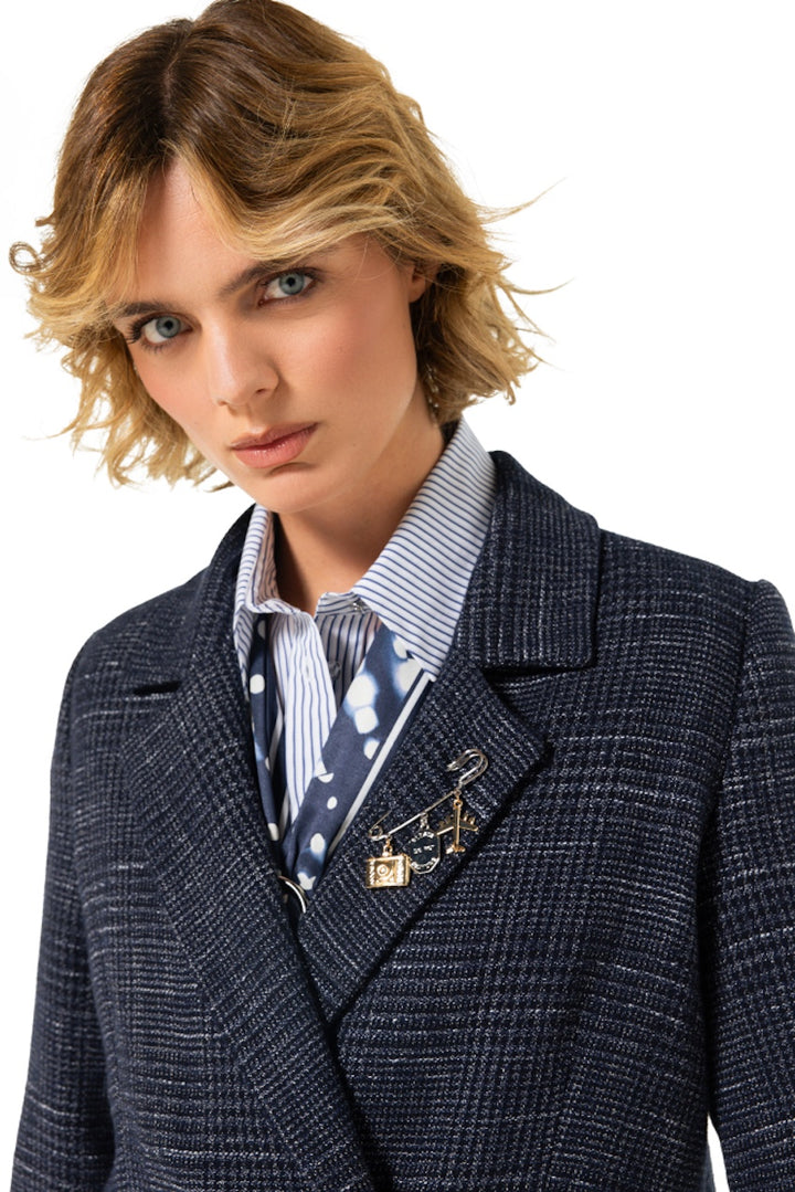 Caroline Biss vest dames blauw 4891/21