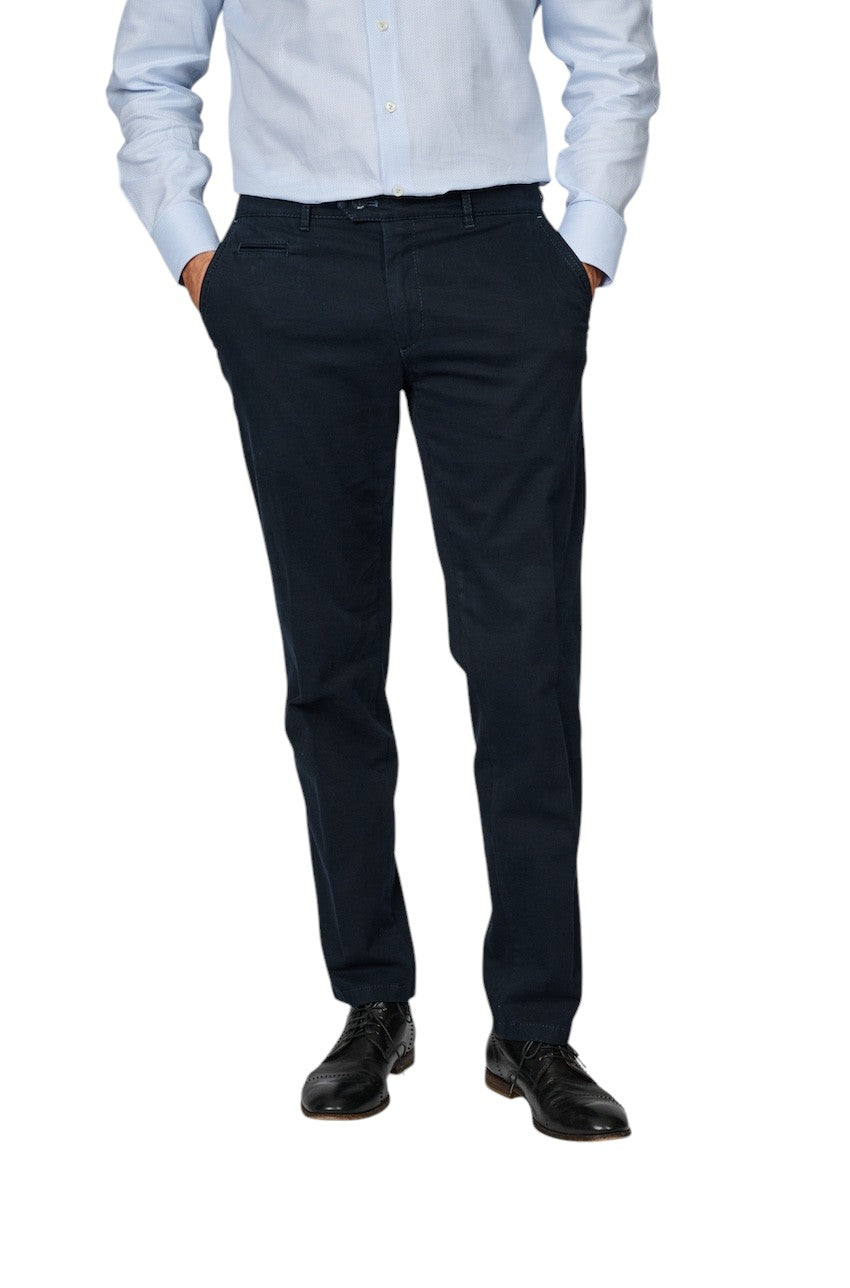 Brax Men sportieve broek heren marine 87-3458/22 EVEREST