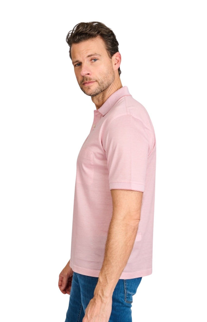 Gran Sasso Men polo shirt korte mouwen heren roze 60126/72768/243