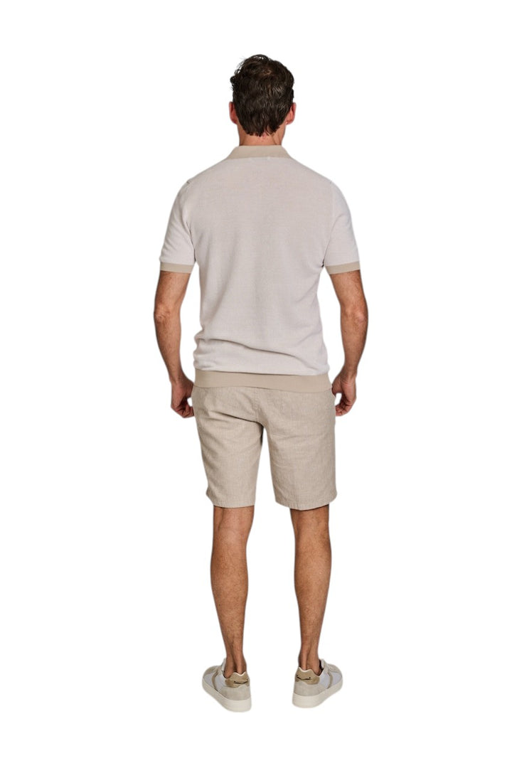 Gran Sasso Men polo shirt korte mouwen heren beige 57155/26901 010