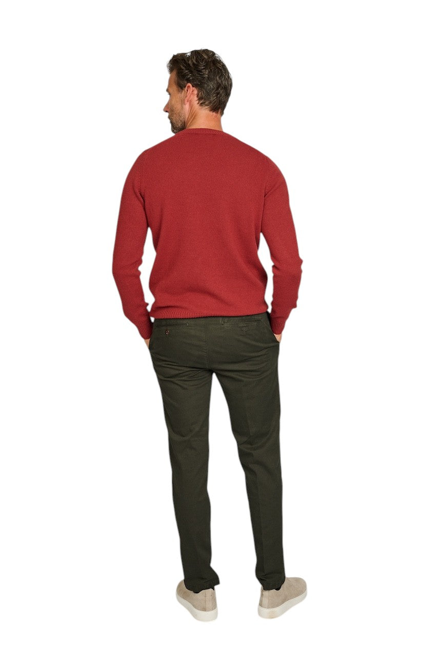 Brax Men sportieve broek heren khaki 87-3458/32 EVEREST