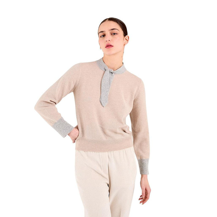 anneclaire-pull-trøje-dame-beige-d1869-857-733