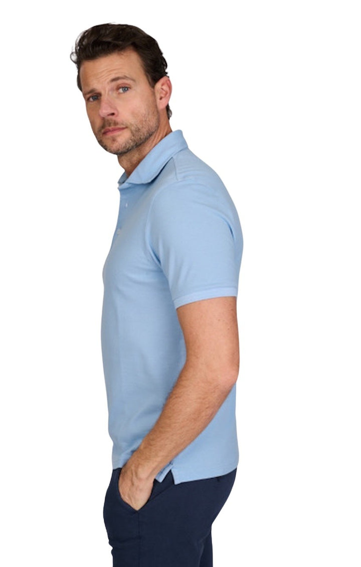 Gran Sasso Men polo shirt korte mouwen heren ciel 60187/79053/508