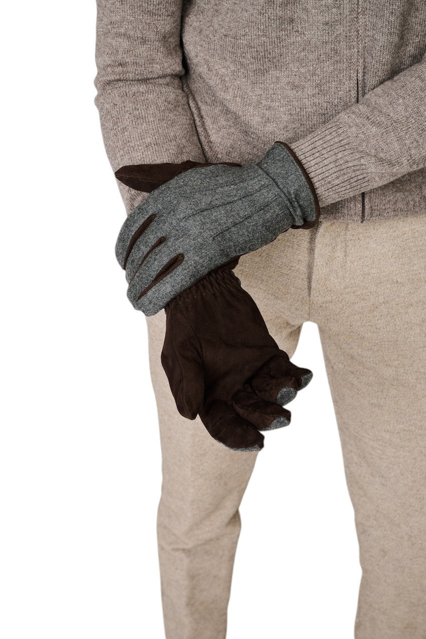 Gran Sasso Men handschoen heren grijs 87101/51328 080