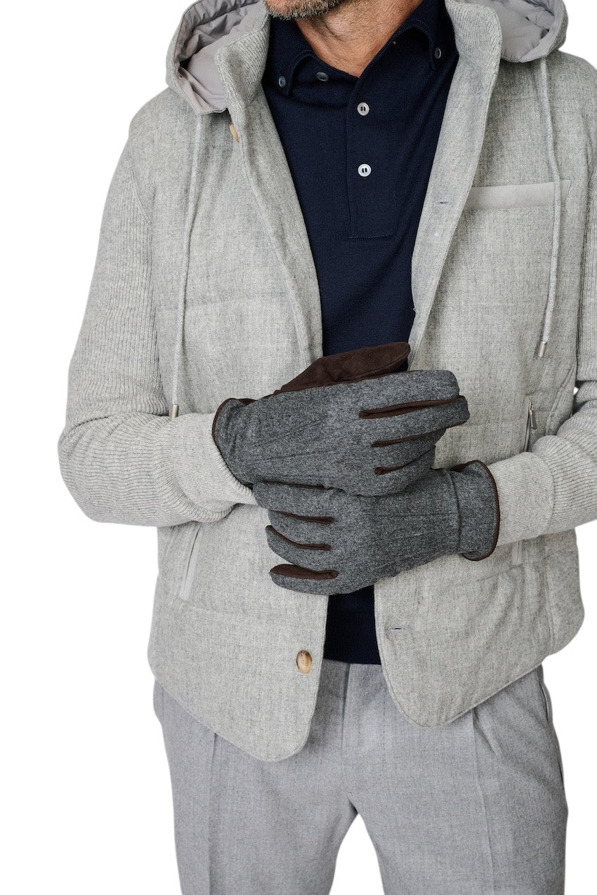 Gran Sasso Men handschoen heren grijs 87101/51328 080