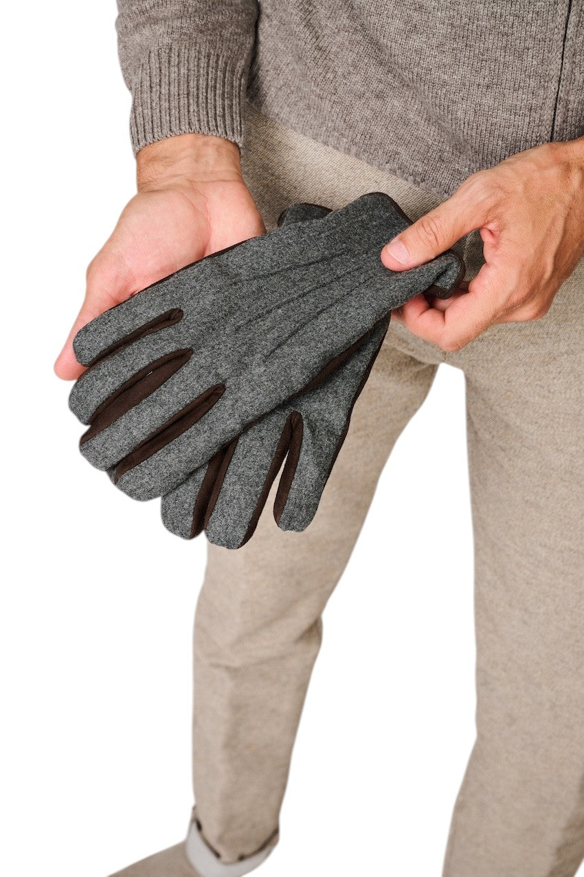 Gran Sasso Men handschoen heren grijs 87101/51328 080
