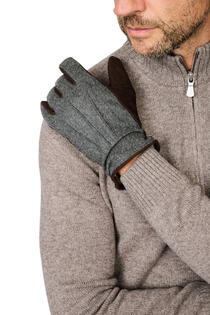 Gran Sasso Men handschoen heren grijs 87101/51328 080