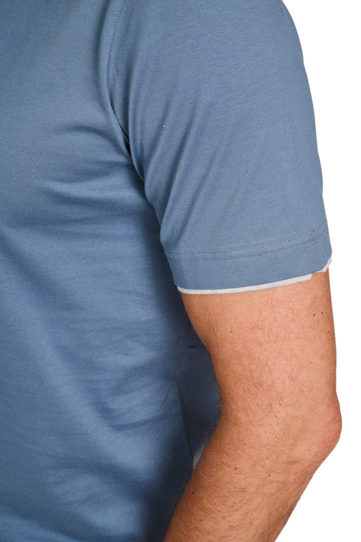 Gran Sasso Men t-shirt heren petrol 60123/73710/567