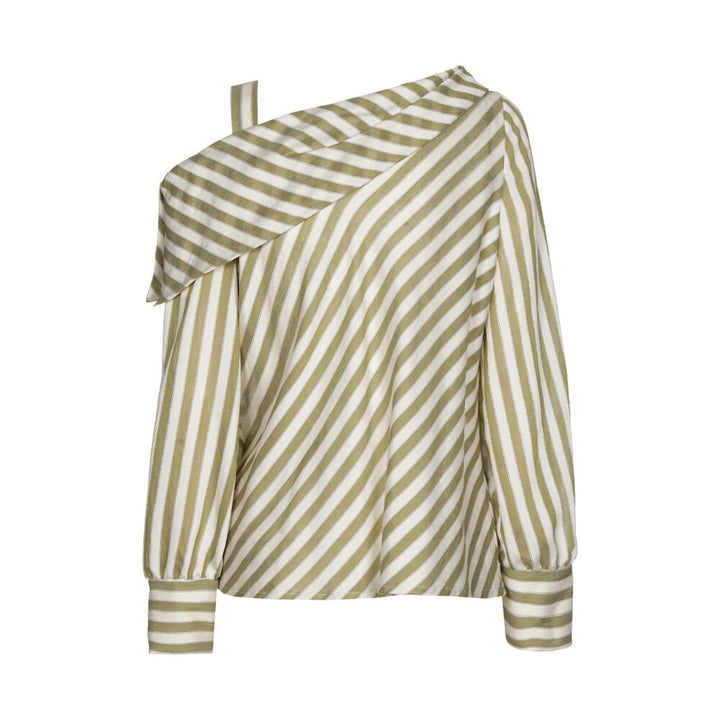 Caroline Biss blouse dames khaki 1644/69