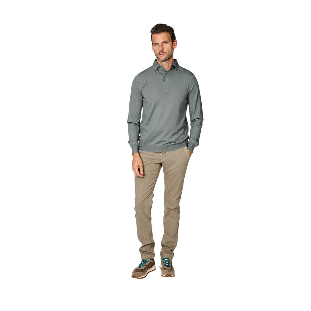 Jacob Cohen Herren-Sport-Hose – grau – Slim Fit – Bobby