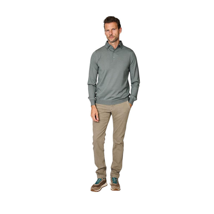 Jacob Cohen Herren-Sport-Hose – grau – Slim Fit – Bobby