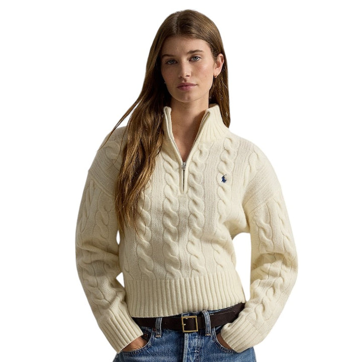Polo-Ralph-Lauren-Damen-Pullover-ecru-211972130003