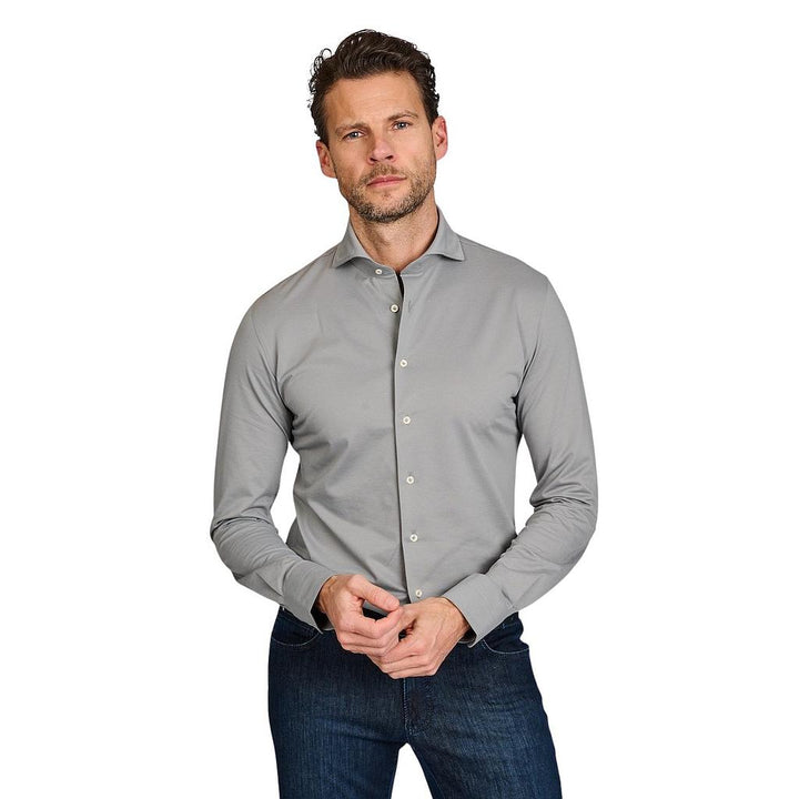 profuomo-hemd-lange-mouwen-heren-groen-slim-fit