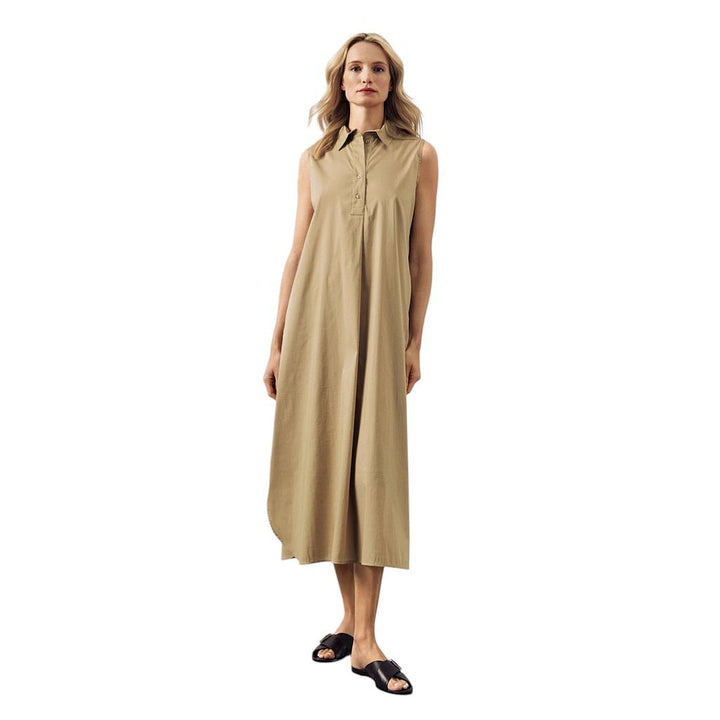 scapa-flow-Dress-ladies-dark-beige-brooklyn