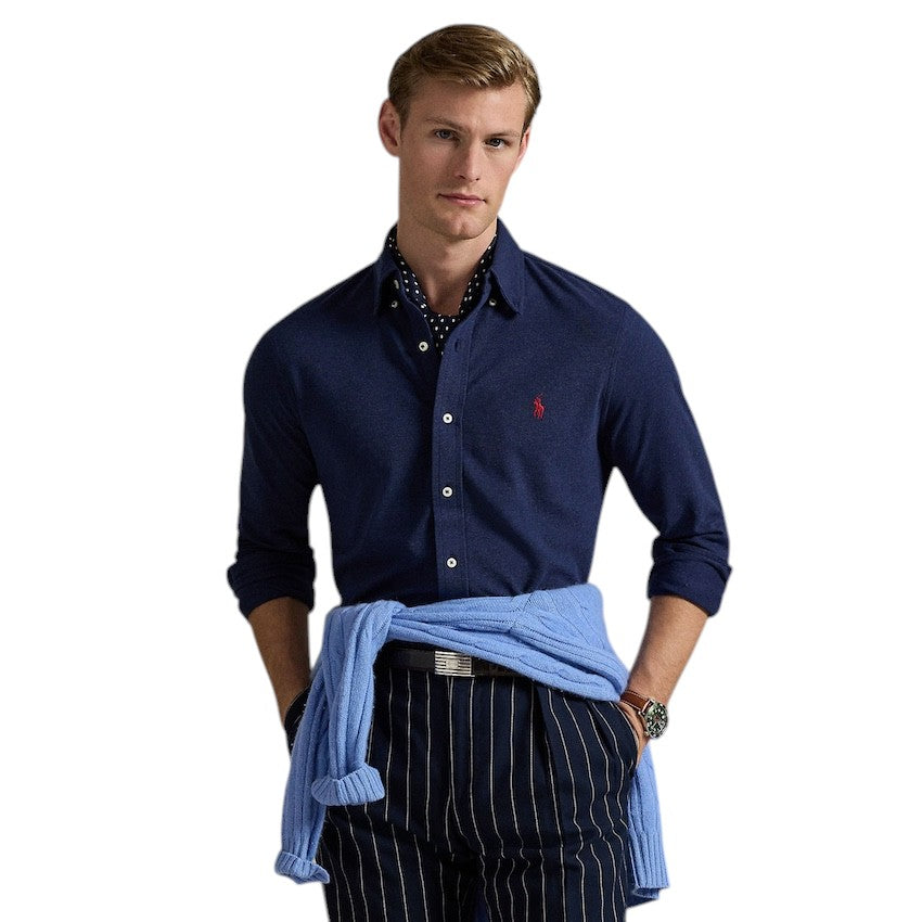 polo-ralph-lauren-herre-skjorte-lange-ærmer-herre-blå-710654408081