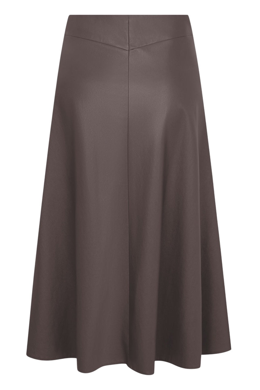Seductive leren rok dames bruin Bobby 094126/9052 690