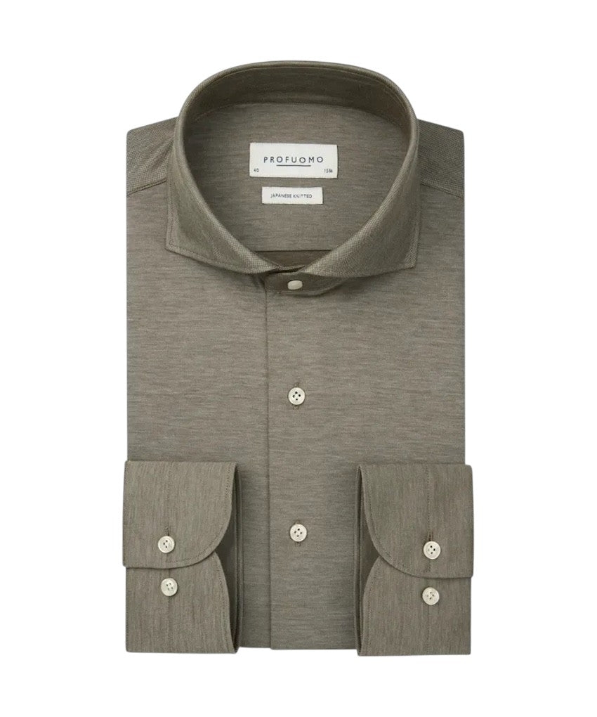 profuomo-hemd-lange-mouwen-heren-groen