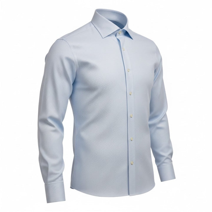 Stenstroms Uomini camicia {{55514} uomo blu chiaro Regular
