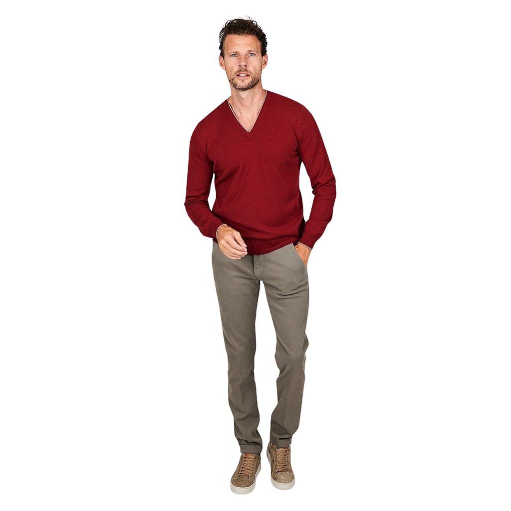 gran-sasso-men-pull-trui-v-hals-heren-bordeaux