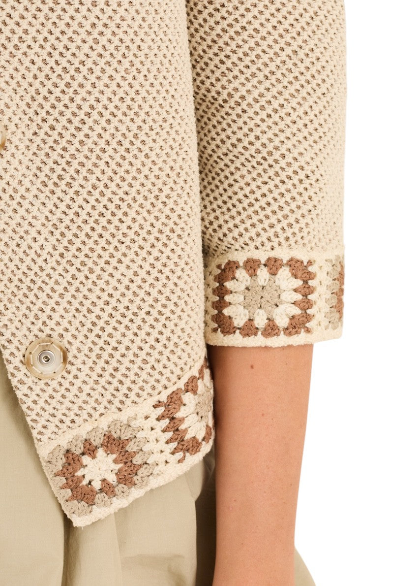 Anneclaire gilet dames beige D1630 1762 353