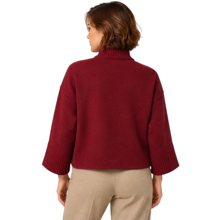 Anneclaire gilet dames bordeaux D1825 607 658