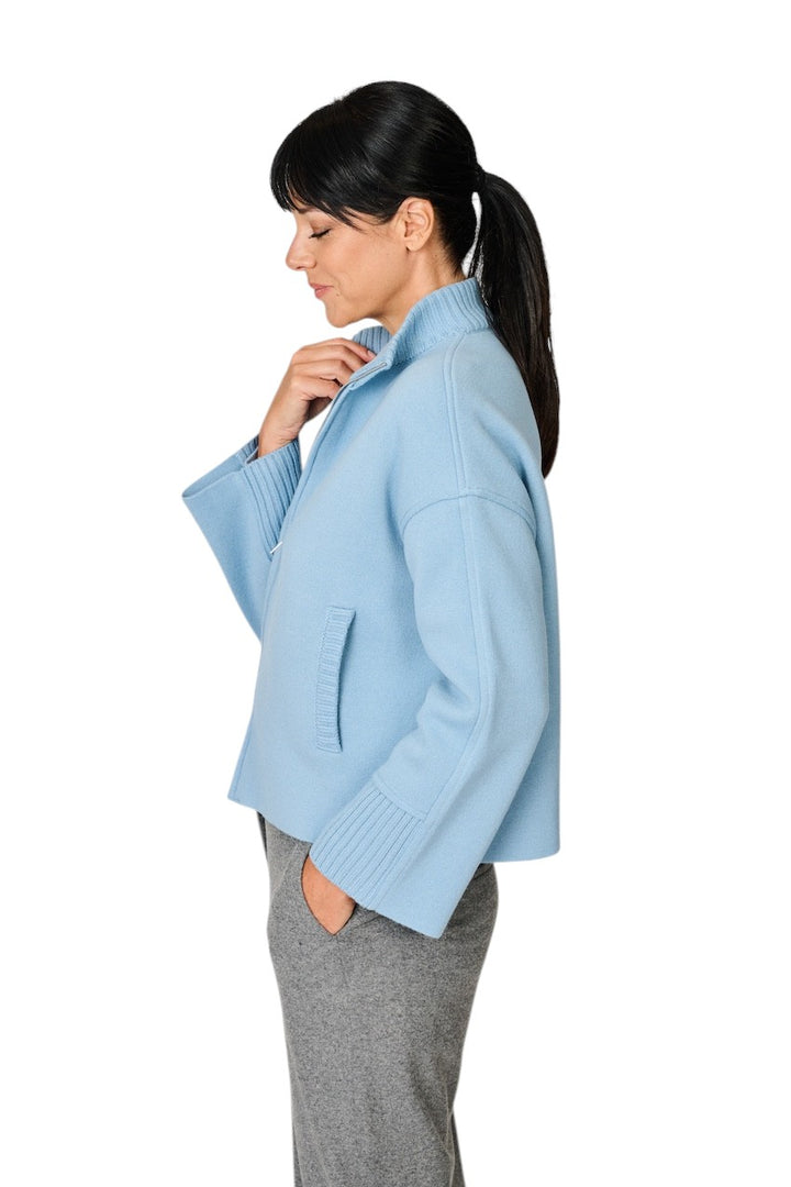 Anneclaire gilet femme ciel D1825 607 657