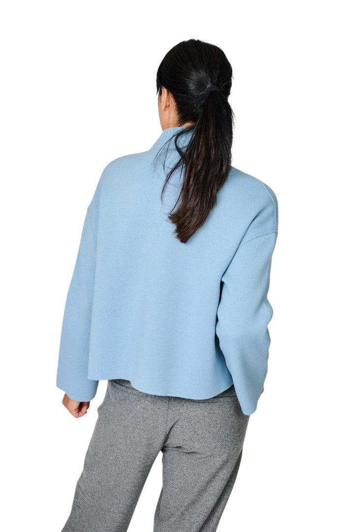 Anneclaire gilet femme ciel D1825 607 657