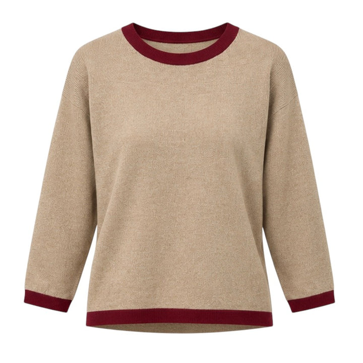 Anneclaire pull trui dames beige D1887 857 728