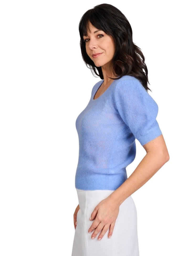 Anneclaire pull trui dames blauw D1032 769 15
