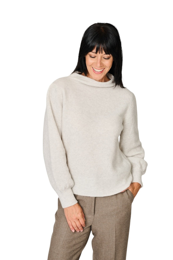 Anneclaire pull trui dames grijs D1795 461 117