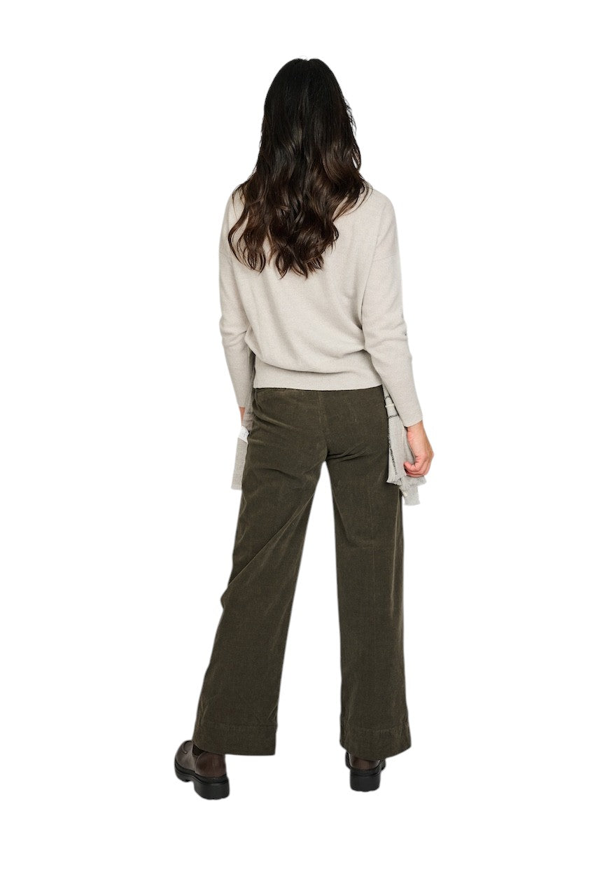 Anneclaire pull trui ronde hals dames grijs D1322 857 265.