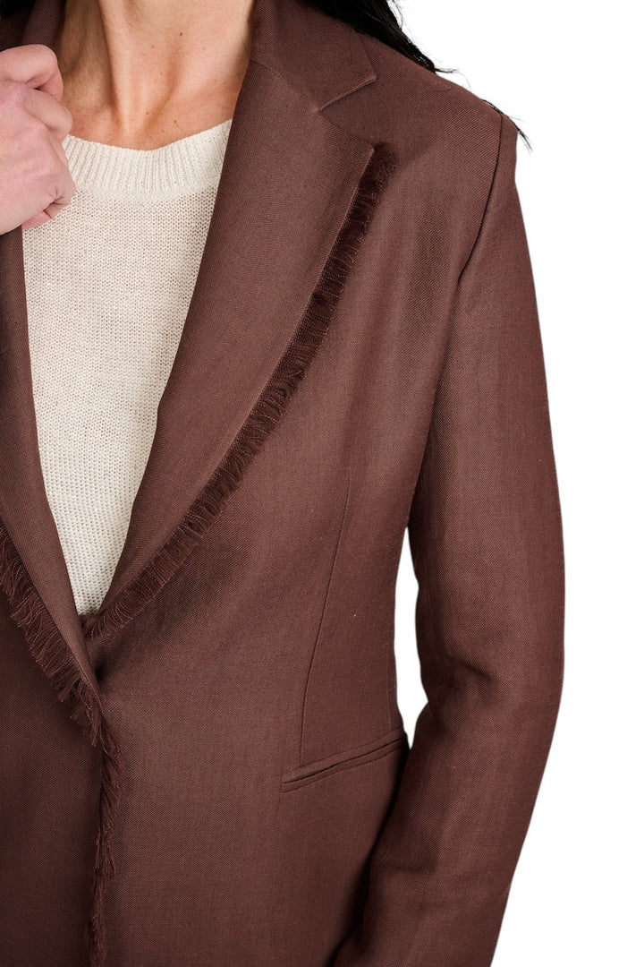 Antonelli vest dames bruin