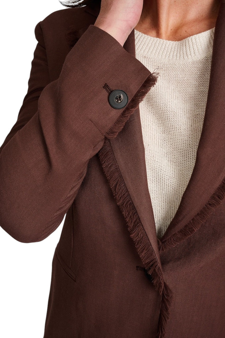 Antonelli vest dames bruin