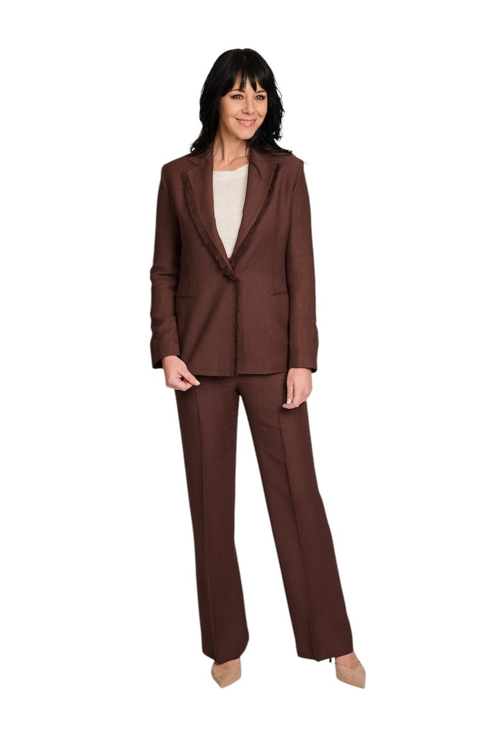 Antonelli vest dames bruin