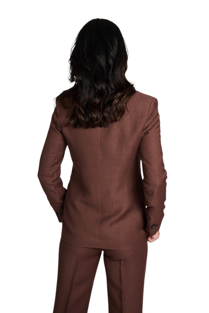 Antonelli vest dames bruin