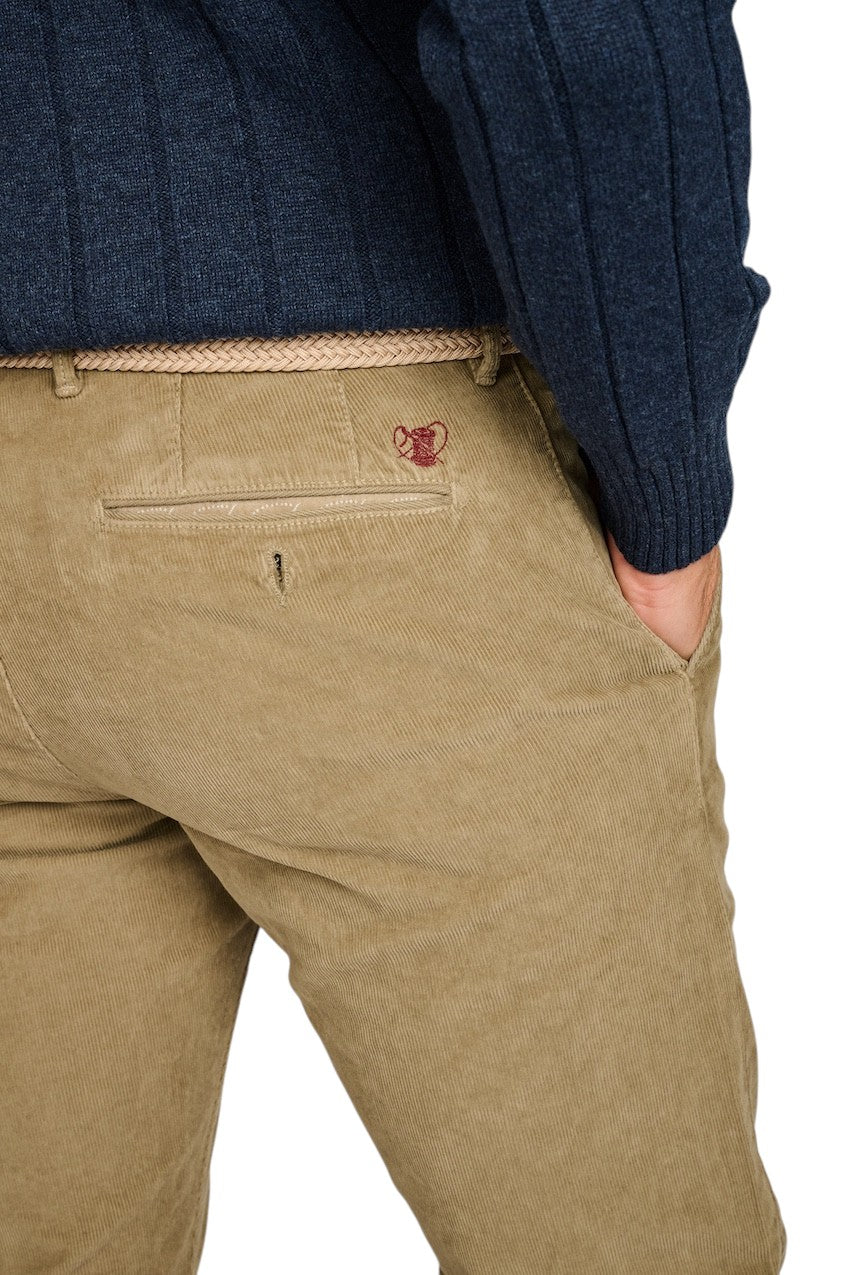 Atelier Noterman sportieve broek heren beige ATN05-A78-1585-726