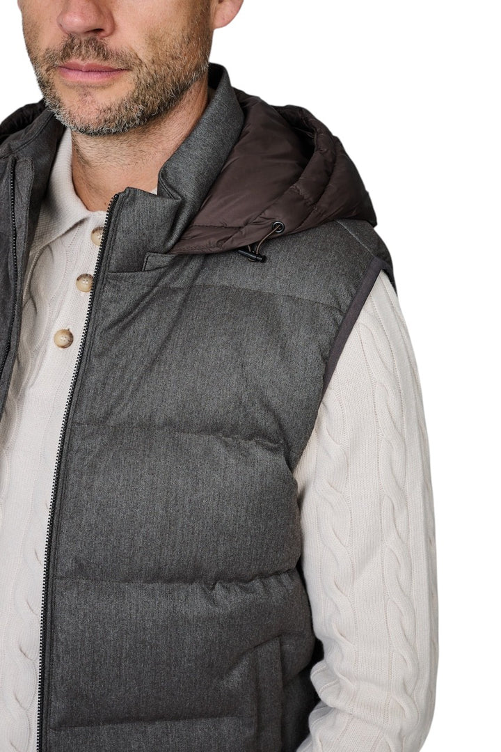 Cc Collection Corneliani bodywarmer heren bruin