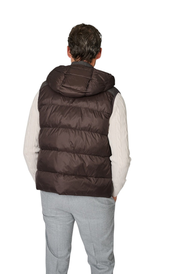 Cc Collection Corneliani bodywarmer heren bruin