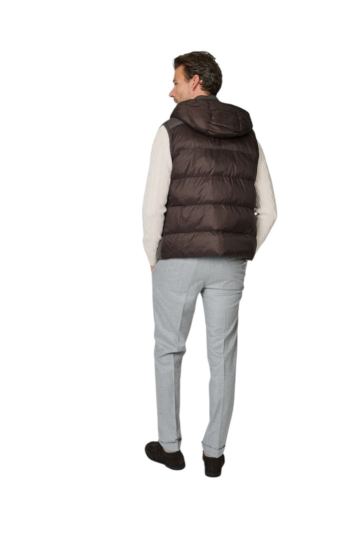Cc Collection Corneliani bodywarmer heren bruin