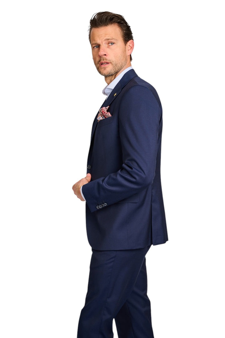 Cc Collection Corneliani kostuum heren blauw 257R49-2568150-002