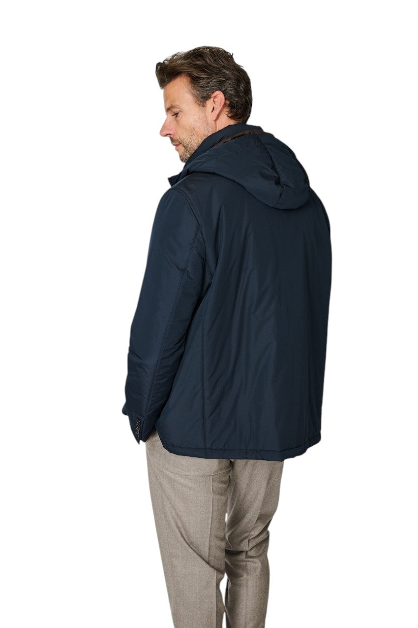 Cc Collection Corneliani mantel heren marine 28YAF3-2A20219 001