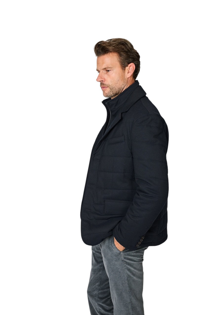 Cc Collection Corneliani mantel heren marine