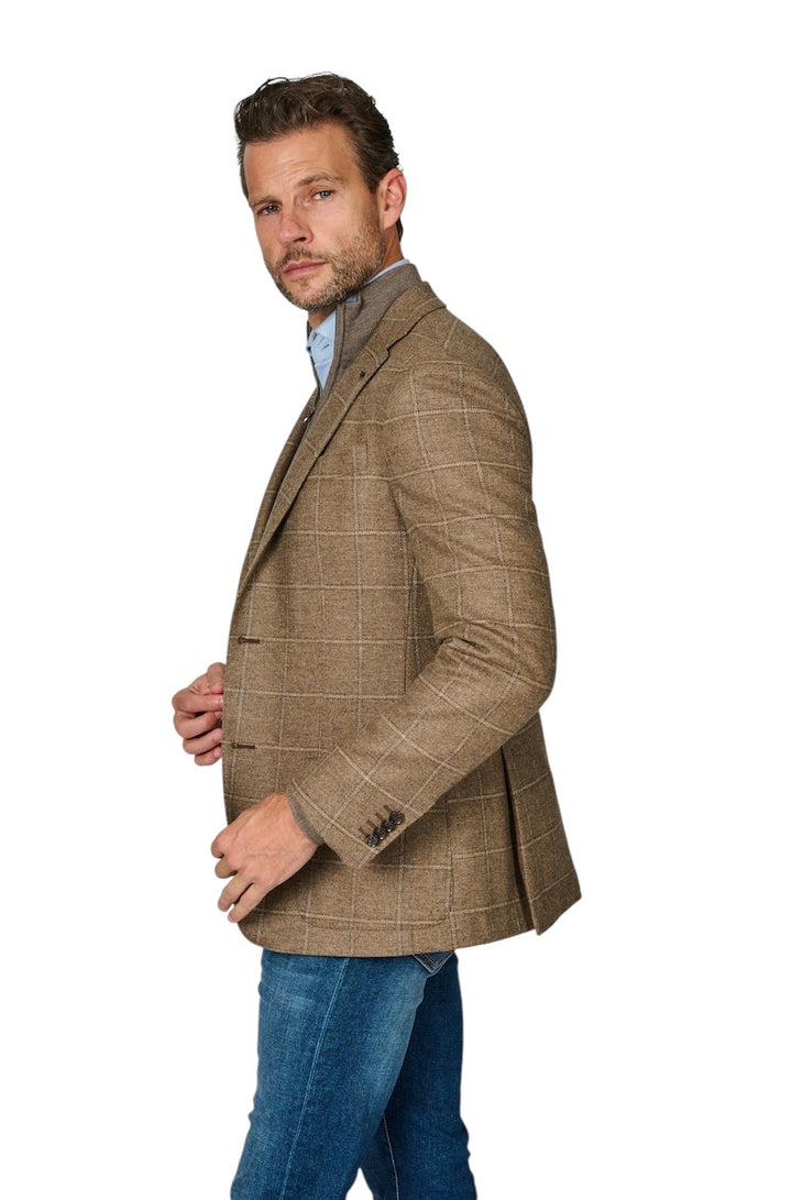 Cc Collection Corneliani vest heren bruin 26XZ23-2666303-034