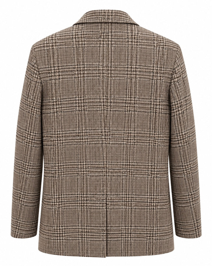 CC Collection Corneliani blazer uomo marrone, vista posteriore del prodotto