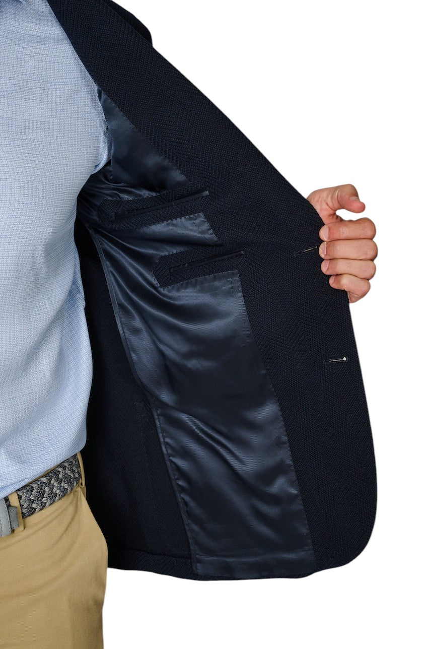 Cc Collection Corneliani vest heren donker blauw 26XZ23-2666513-001
